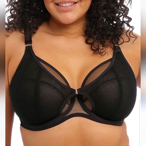 NWT Elomi Kintai Underwire Plunge Bra 38L - Picture 3 of 11